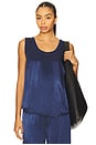 view 1 of 4 You Silky Tank Top in Dark Night