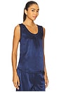 view 2 of 4 You Silky Tank Top in Dark Night