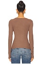 view 3 of 4 Kimi Long Sleeve Top in Truffle