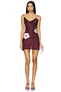 view 1 of 5 Galli Hibiscus Mini Dress in Plum