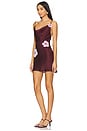 view 3 of 5 Galli Hibiscus Mini Dress in Plum