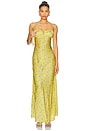 view 1 of 4 Slip Dress in Yellow Lemon