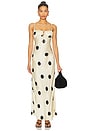 view 1 of 3 Slip Dress in Cream Polka