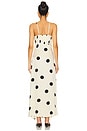 view 3 of 3 Slip Dress in Cream Polka