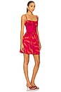 view 3 of 4 Slip Corset Mini Dress in Red Chilly