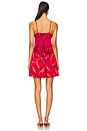 view 4 of 4 Slip Corset Mini Dress in Red Chilly