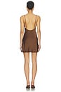view 3 of 4 Galli Mini Dress in Brown