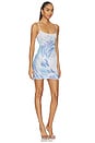 view 2 of 5 MINIVESTIDO SURF in White & Blue