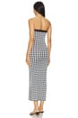 view 3 of 4 Gisele Maxi Dress in Black & White Gingham