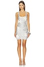 view 1 of 4 Mermaid Skin Mini Dress Bridal in Silver