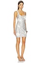 view 2 of 4 Mermaid Skin Mini Dress Bridal in Silver
