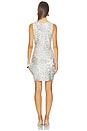 view 3 of 4 Mermaid Skin Mini Dress Bridal in Silver