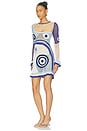 view 3 of 5 ROBE COURTE DREAM in White & Blue