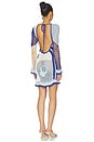 view 4 of 5 ROBE COURTE DREAM in White & Blue