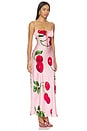 view 2 of 3 Ruby Slip Dress in Red & Pink