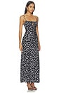 view 2 of 3 Slip Dress in Black Polka