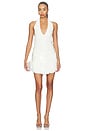 view 1 of 4 MINIVESTIDO FISH SCALE in White