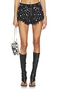 view 1 of 6 x REVOLVE Indie Ripped Short in Black & Silver