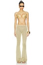 view 5 of 6 PANTALON DORE in Gold