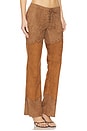 view 2 of 6 x REVOLVE Coyote Ugly Pant in Brown