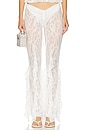 view 1 of 6 Ruffle Pants in White Lace