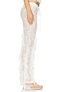 view 3 of 6 Ruffle Pants in White Lace
