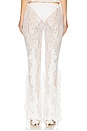 view 4 of 6 Ruffle Pants in White Lace