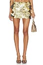 view 1 of 6 Ibiza Mini Skirt in Gold