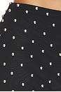 view 6 of 6 JUPE COURTE CABONCHON in Black Polka