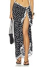 view 1 of 6 Sarong in Black Polka