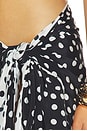view 6 of 6 Sarong in Black Polka