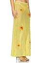 view 2 of 6 Treasure Hibiscus Maxi Skirt in Yellow