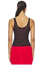 view 3 of 5 Cherry Tank Top in Black & Red