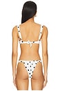 view 3 of 4 Paloma Bikini Top in Cream Polka