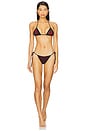 view 4 of 4 Treasure Spicy Bikini in Black & Red