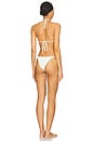 view 3 of 4 Triangle Shell Bikini Set in Ivory
