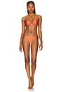 view 1 of 4 Triangle Shell Bikini Set in Coral