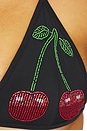 view 5 of 5 Cerise Bikini Top in Black