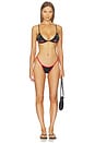 view 4 of 5 BRAGUITA BIKINI CERISE in Black & Red
