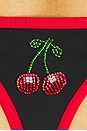 view 5 of 5 BRAGUITA BIKINI CERISE in Black & Red