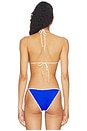 view 3 of 4 TOP BIKINI LUCY in Blue & White