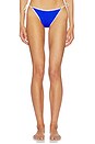 view 1 of 4 Lucy Bikini Bottom in Blue & White