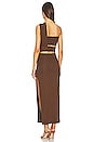 view 4 of 4 BANDAGE ドレス in Brown