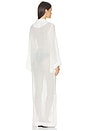 view 3 of 3 Tunic Caftan in White Sorrento Gauze