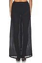 view 4 of 6 PANTALÓN FARRAH in Black Gauze