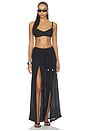 view 5 of 6 PANTALÓN FARRAH in Black Gauze
