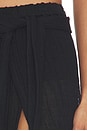 view 6 of 6 PANTALÓN FARRAH in Black Gauze