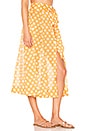 view 2 of 4 Beach Skirt in Orange Polka Dot