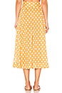 view 3 of 4 Beach Skirt in Orange Polka Dot