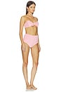 view 2 of 4 x REVOLVE Poppy High Waist Bikini in Pink Terry Cloth